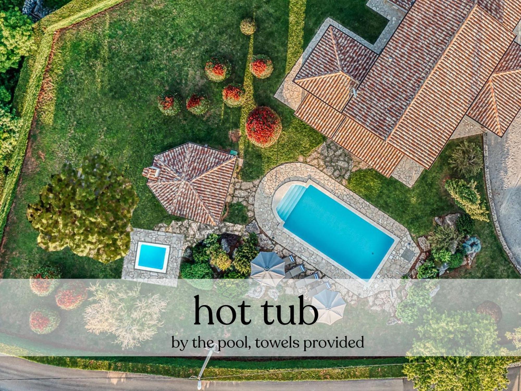 Villa Paolina With Hot Tub Višnjan Exterior foto
